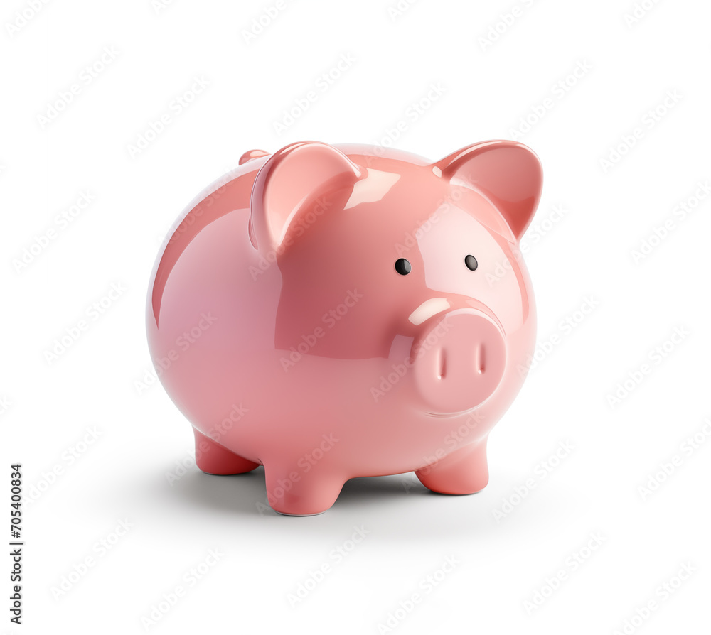 Cute, shiny piggy bank Cute, shiny piggy bank