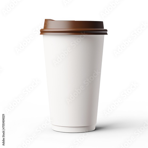 white cup of coffee mockup isolate on transparency background png  © Sim