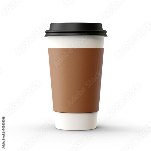 cup of coffee mockup isolate on transparency background png 