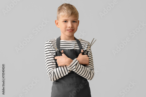 Cute little hairdresser wit...