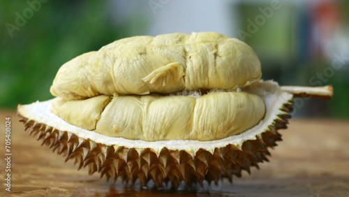 Local durian from Purbalingga, Central Java, Indonesia. 