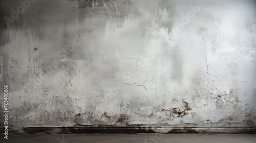 Dirty brushed white wall texture background