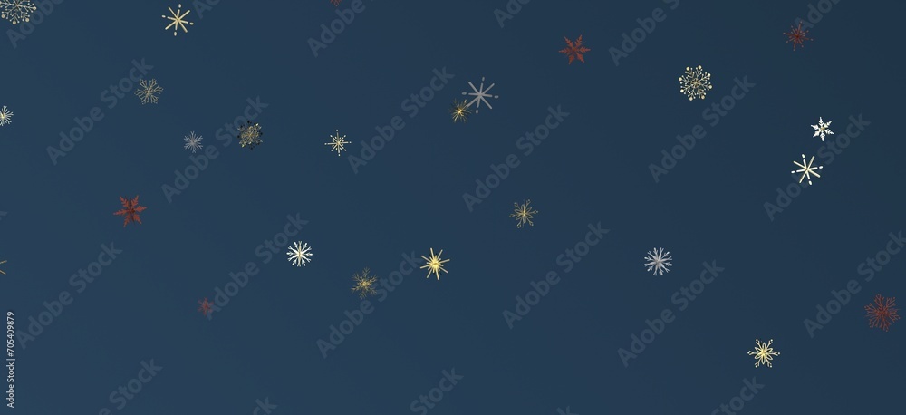 Fototapeta premium Colorful Dreamscapes: Step Into a 3D Rainfall of Radiant Stars