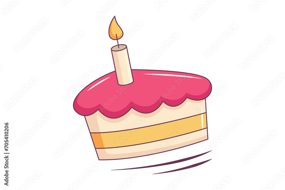 New Year Cake Sticker Design New Year Cake Sticker Design