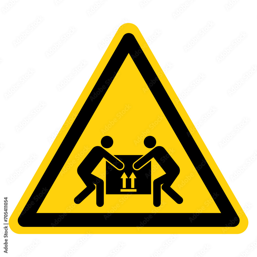 Team Lifting Required Symbol Sign,Vector Illustration, Isolated On White Background Label. EPS10 Team Lifting Required Symbol Sign,Vector Illustration, Isolated On White Background Label. EPS10