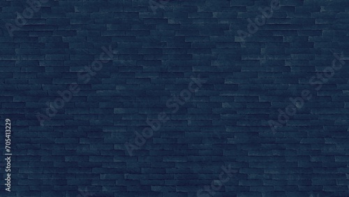 Brick stone pattern blue background