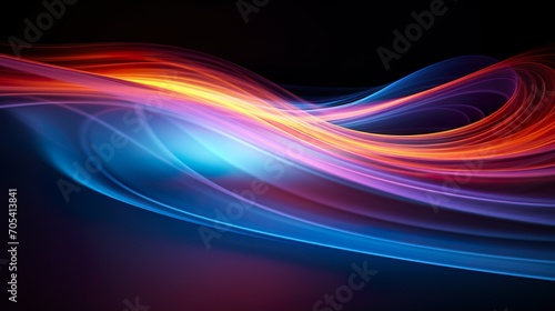 motion gradient Neon lights speed glow background © pickypix