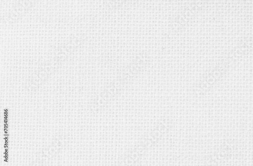 White sackcloth woven texture background in natural pattern.