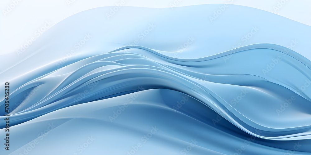 Fototapeta premium blue wave background