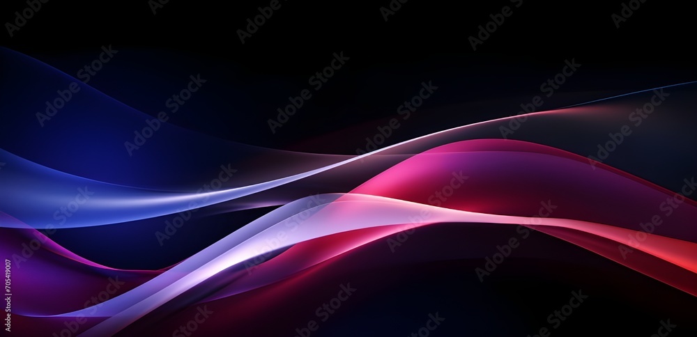 Obraz premium purple and red waves background