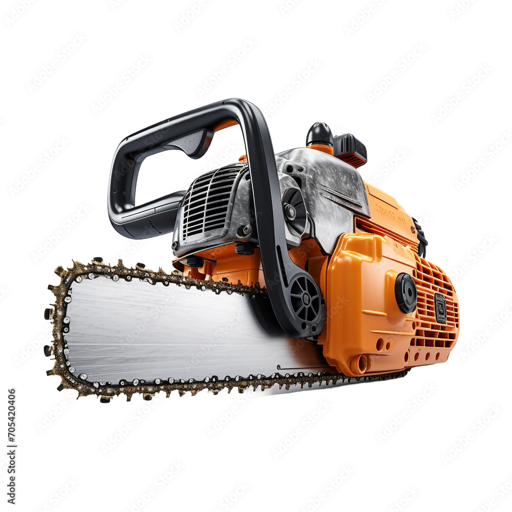 Chainsaw isolated on transparent background Chainsaw isolated on transparent background