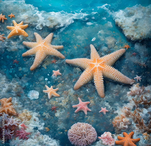 starfish in the sea © Rewat