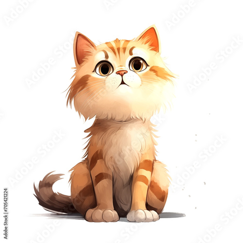 Cat clipart, PNG 300DPI, 4000X4000 pixel, Cute cat illustrations Planner elements for cat lovers Commercial use