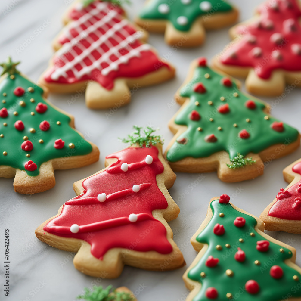 Christmas tree cookies Christmas tree cookies