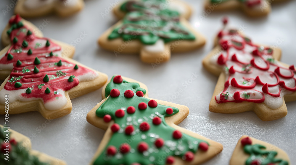Christmas tree cookies Christmas tree cookies