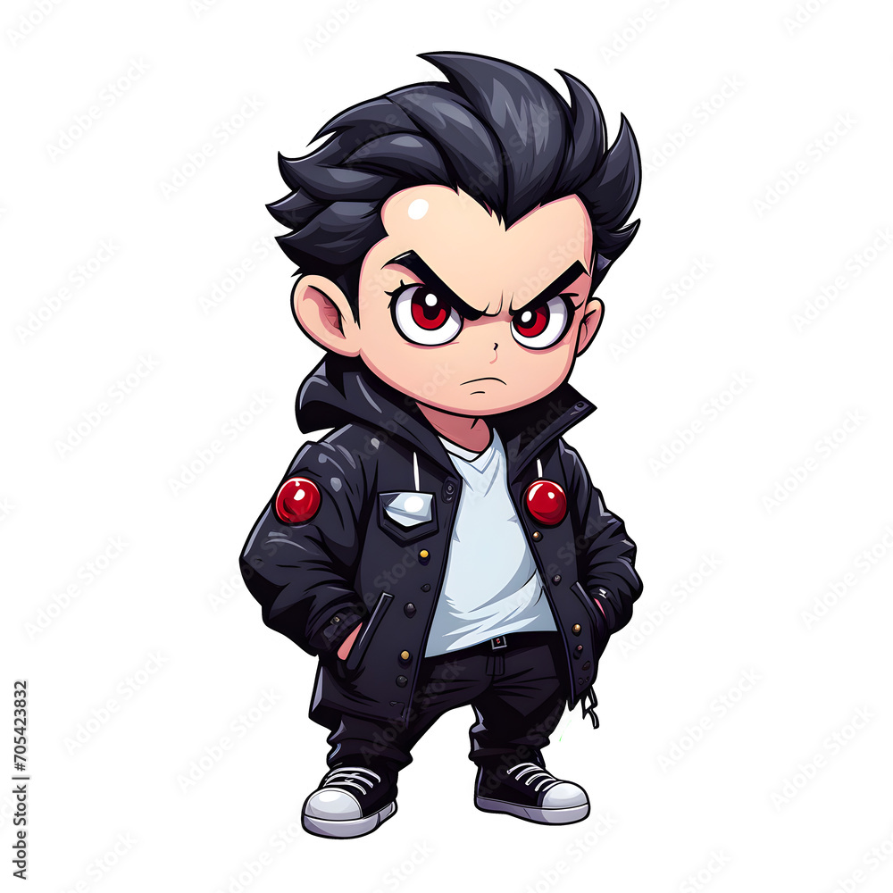 A Cute Evil Character Illustration with Transparent Background for Sticker A Cute Evil Character Illustration with Transparent Background for Sticker