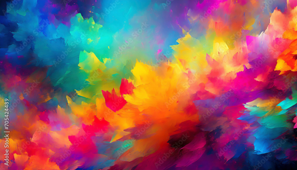 Abstract multicolored watercolor background. Texture of watercolor paints