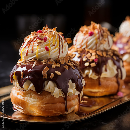 Choux pastries Generative AI