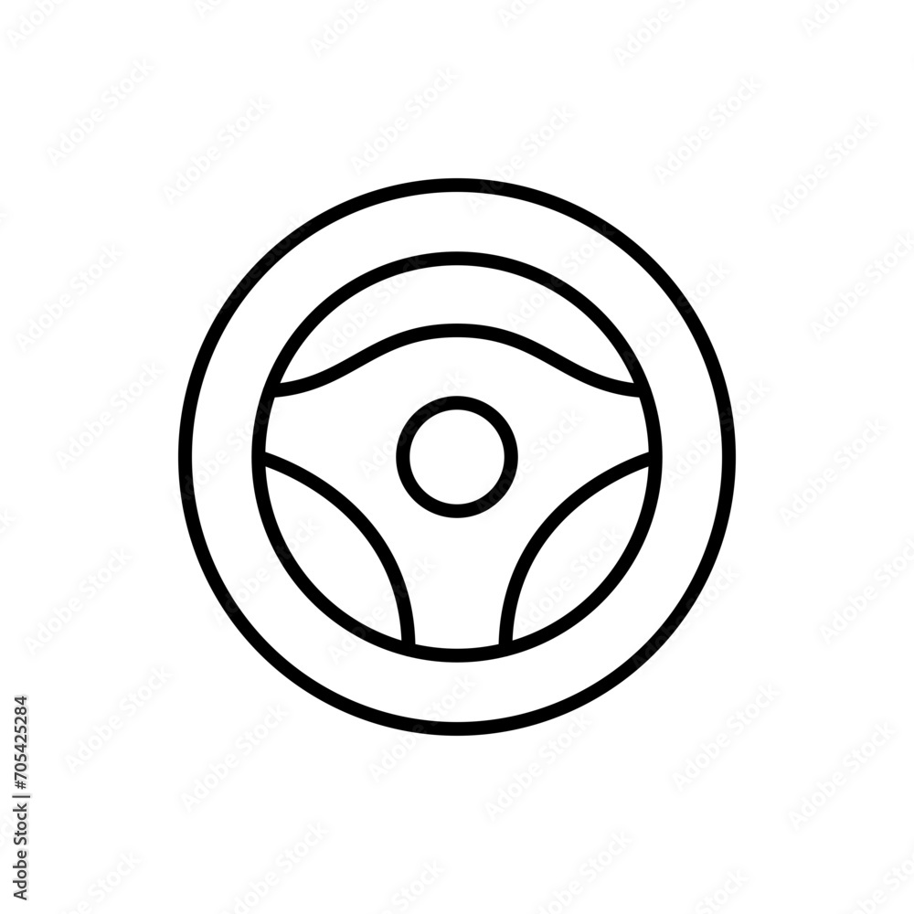 Steering wheel outline icons, transportation minimalist vector illustration ,simple transparent graphic element .Isolated on white background Steering wheel outline icons, transportation minimalist vector illustration ,simple transparent graphic element .Isolated on white background