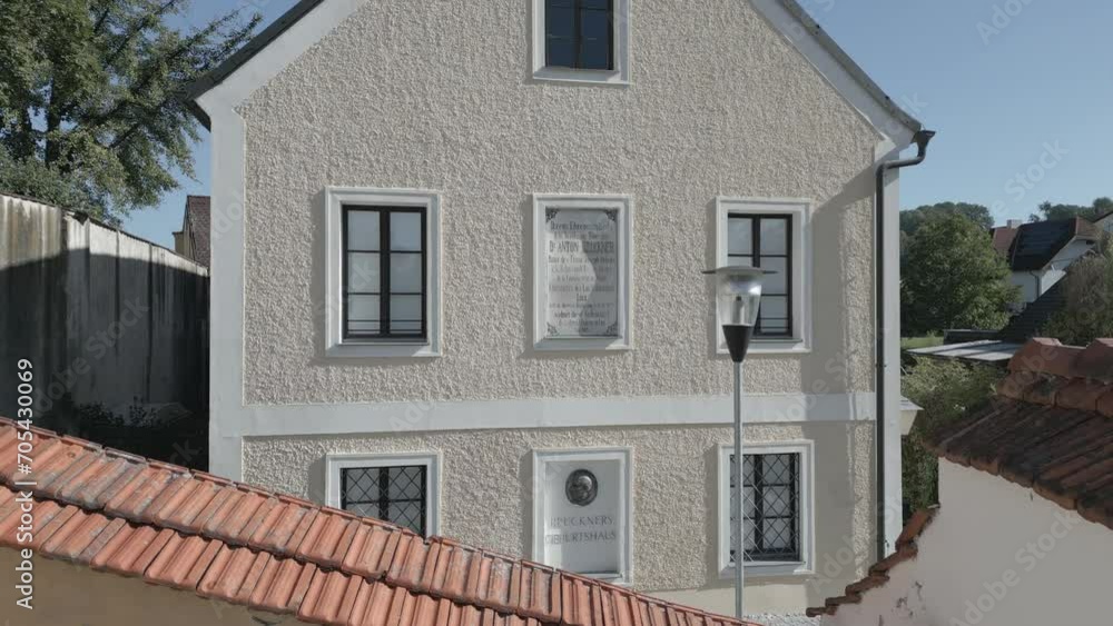 birthplace of composer Anton Bruckner in Ansfelden, Upper Austria birthplace of composer Anton Bruckner in Ansfelden, Upper Austria