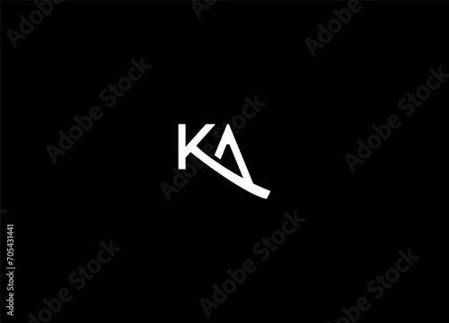 KA creative logo design and initial logo