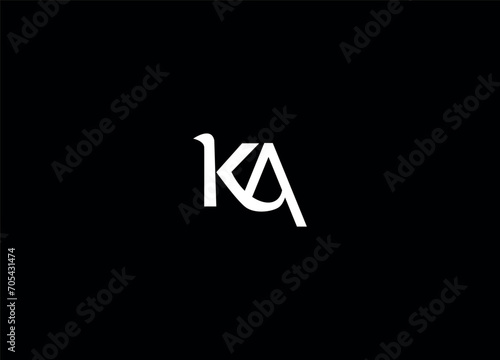 Free Download KA creative logo design and initial logo - GFXLoad