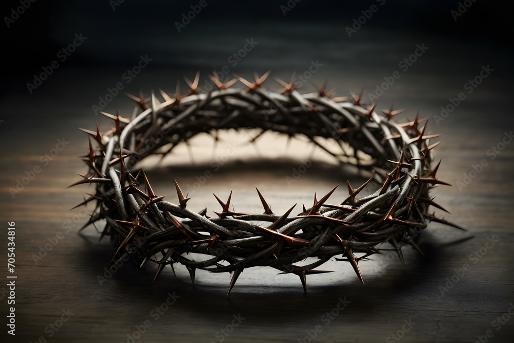A crown of thorns which reminds us the sacrifices of Jesus A crown of thorns which reminds us the sacrifices of Jesus