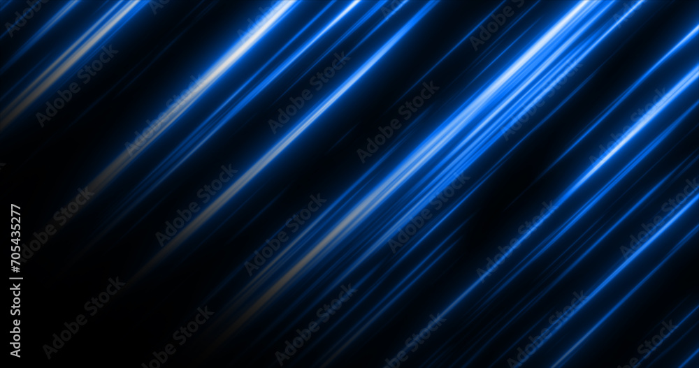 Abstract futuristic background blue flying energy hi-tech magic glowing bright lines