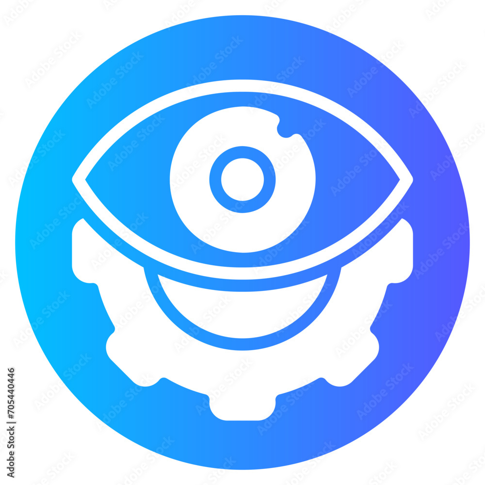 eye gradient icon eye gradient icon