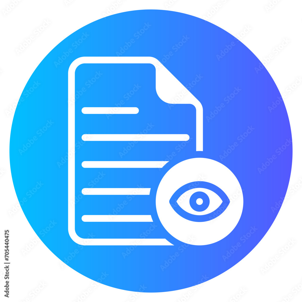 investigation gradient icon investigation gradient icon