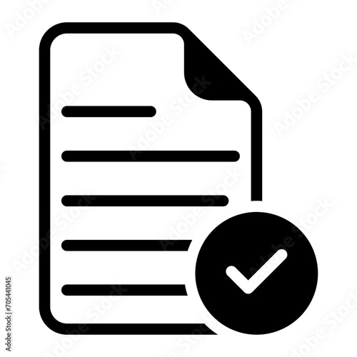 accomplish glyph icon