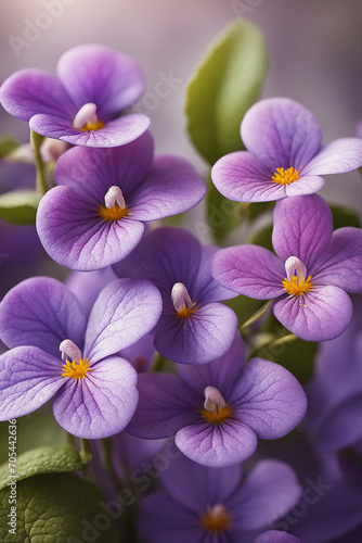 Violets flower beautiful purple color bluebell