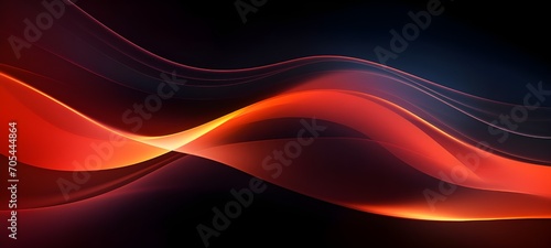 black orange wave background