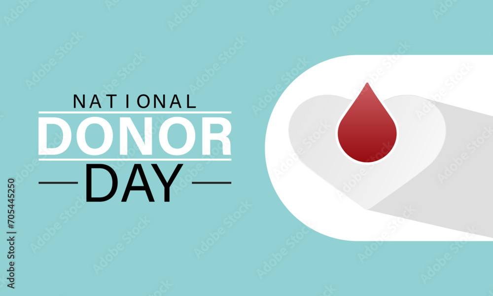 National Donor Day observed every year on february 14. Vector health banner, flyer, poster and social medial template design. National Donor Day observed every year on february 14. Vector health banner, flyer, poster and social medial template design.
