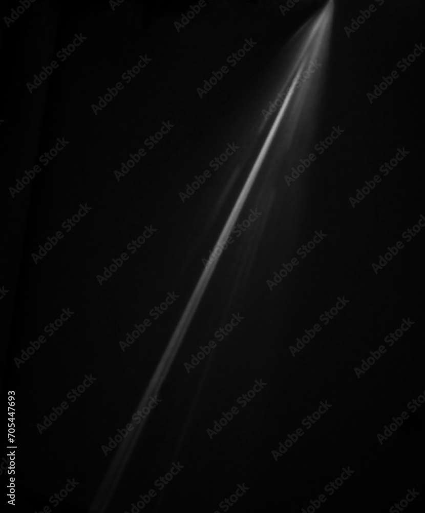 white rays. sun light effect. Glowing sunrays isolated on black wall background. Light beam on black background. flash light. for overlay design ( screen blending layer) projector for scene, theatre