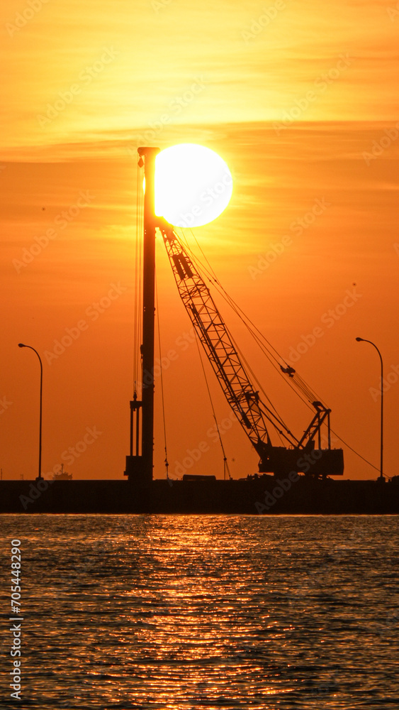 Obraz premium sunset over the sea