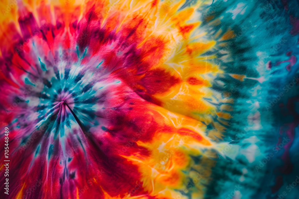 Fototapeta premium colourful tie dye texture background