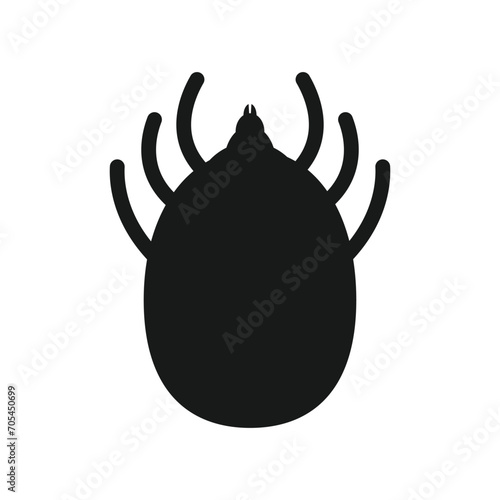 dog flea icon vector