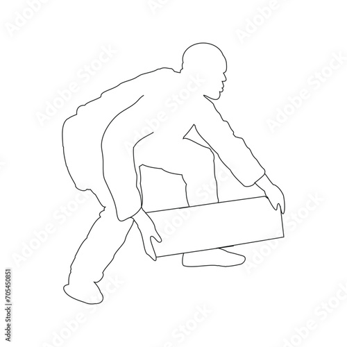 icon of person lifting weights