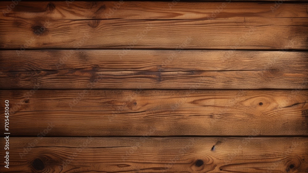 Fototapeta premium Brown Wooden Texture. Generative AI