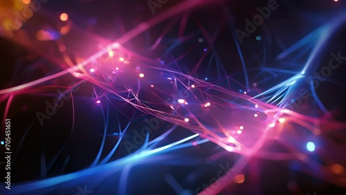 A magnified of a photon entangled with another photon, demonstrating the crucial role of entanglement in quantum teleportation.
