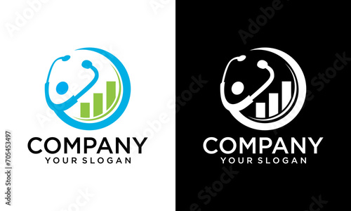Creative Medical Billing Consultant Logo Design Template