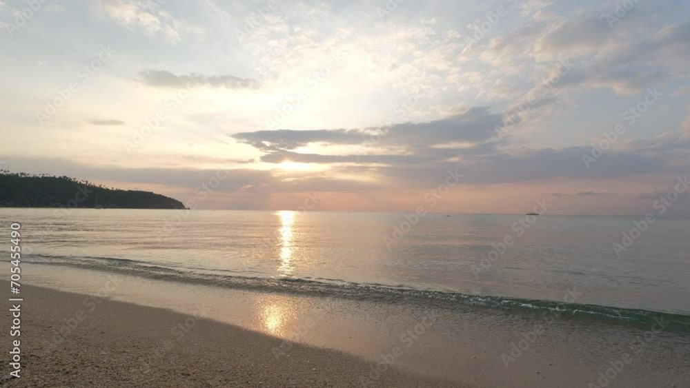 custom made wallpaper toronto digital4k60p video ,sunset on the beach, koh Phangan,thailand
