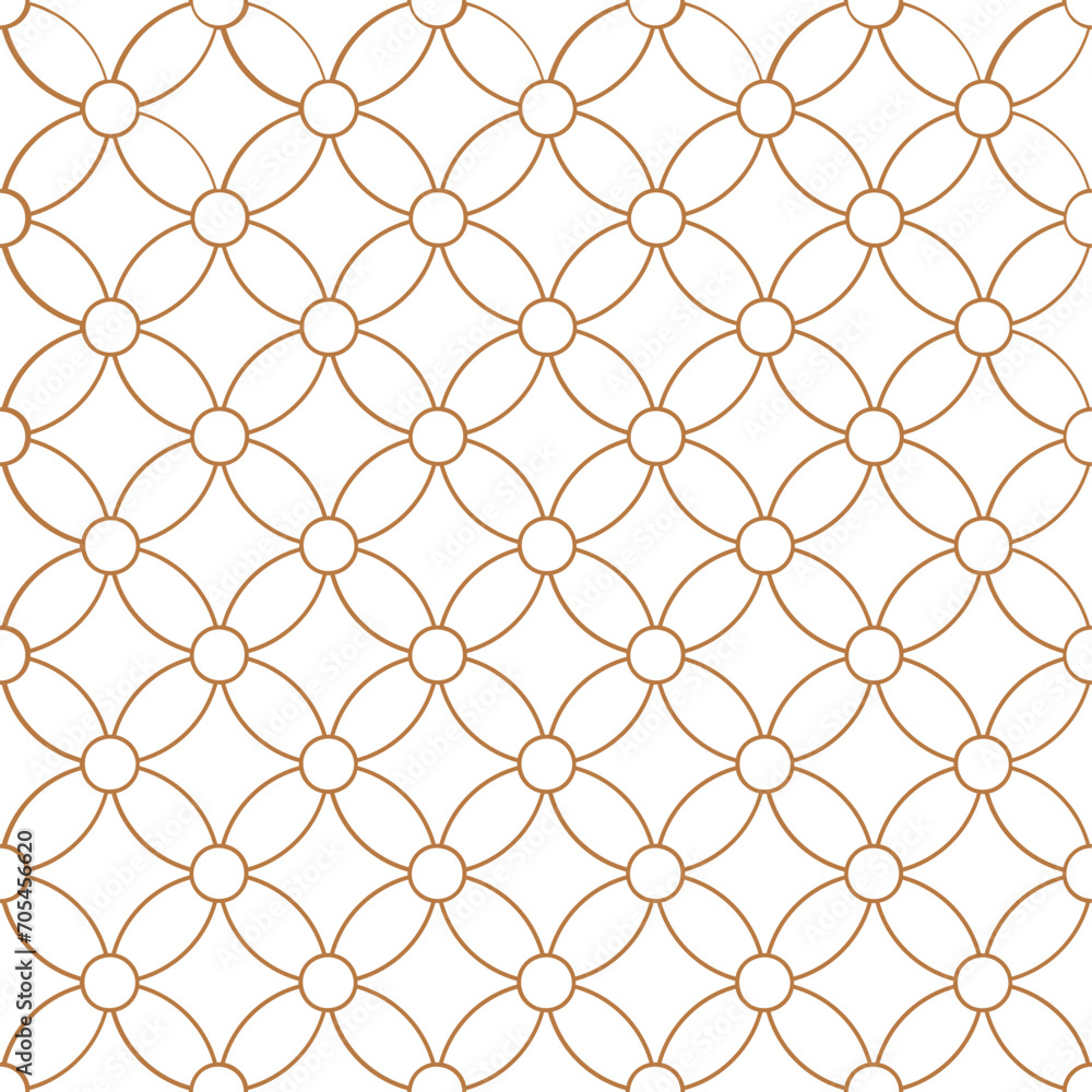 Fototapeta premium Elegant Classic Vintage Seamless Pattern