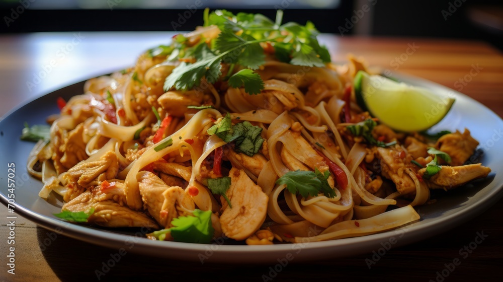 Asian Chicken Dish with Vegetables and Lime Asian Chicken Dish with Vegetables and Lime