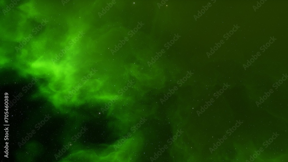 Fototapeta premium Cosmic background with a blue purple nebula and stars 