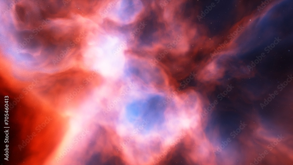 Fototapeta premium nebula gas cloud in deep outer space 