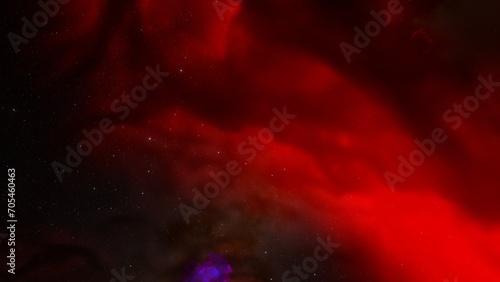 nebula gas cloud in deep outer space 