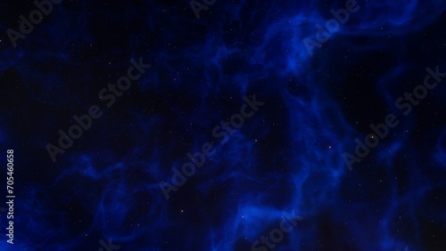 Fototapeta Naklejka Na Ścianę i Meble -  Cosmic background with a blue purple nebula and stars
