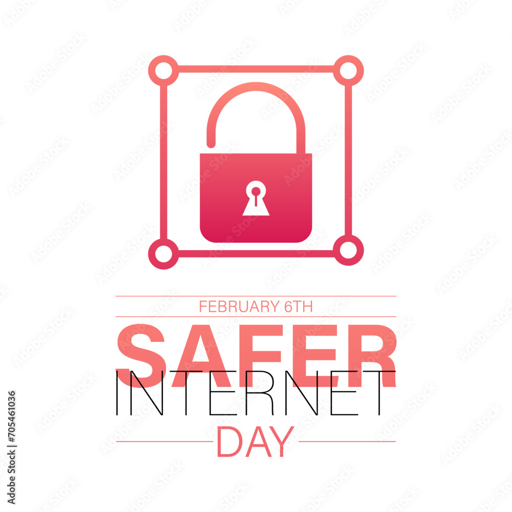 Safer Internet Day celebrated every year on 6th February. Vector banner, flyer, poster and social medial template design. Safer Internet Day celebrated every year on 6th February. Vector banner, flyer, poster and social medial template design.
